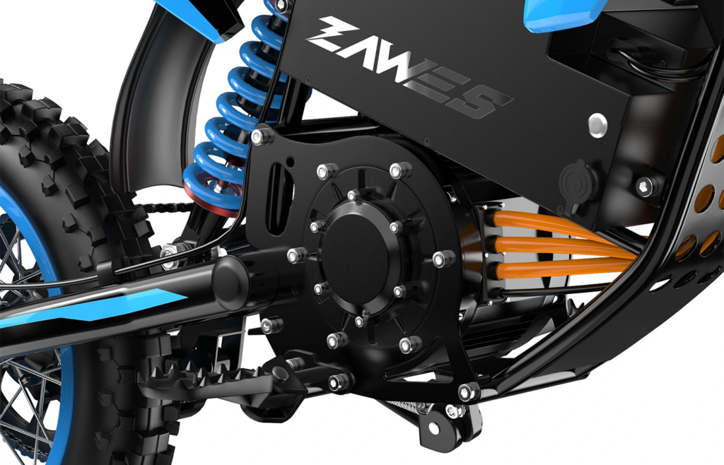 ZAWES S3 – középmotor és lánchajtás
