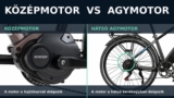 Középmotor vagy agymotor? Melyiket érdemes választani e-bike-hoz?